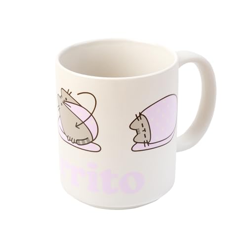 Grupo Erik: Tazza Pusheen Purrito | Tazza Da Colazione In Ceramica Pusheen The Cat, 350 Ml, Ideale Come Tazza Gatto Pusheen, Pusheen Gadget, Pusheen A