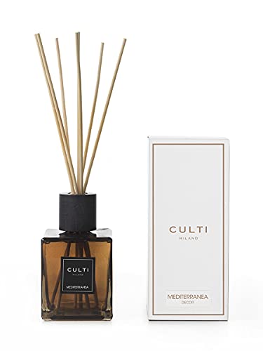 Culti Milano - Diffusore "Decor" Di Profumo Ambiente A Bastoncini (Mediterranea, 500Ml)