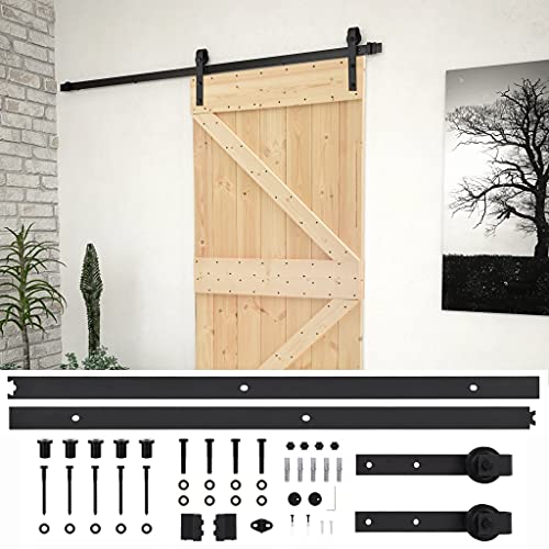 Vidaxl Porta Scorrevole Con Set Hardware 80X210 Cm In Legno Di Pino