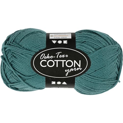 Creativ Filato Di Cotone, Colore Petrolio, Taglia Unica