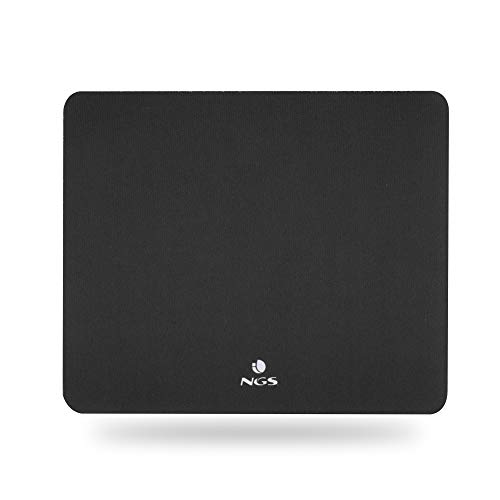 Ngs Kilim Black - Tappetino Per Mouse Da Computer, Mouse Pad Antiscivolo 250X210Mm, Colore Nero