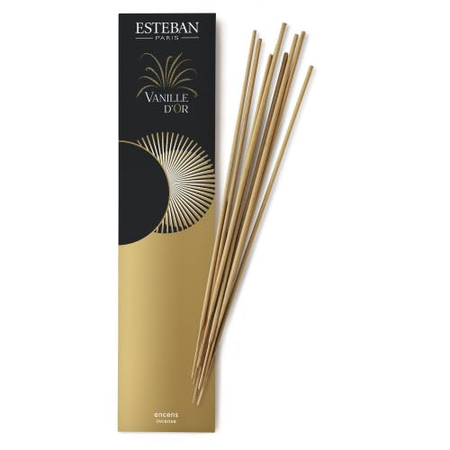 Incenso Indiano Vanille D'Or 20 Bastoncini Esteban Paris