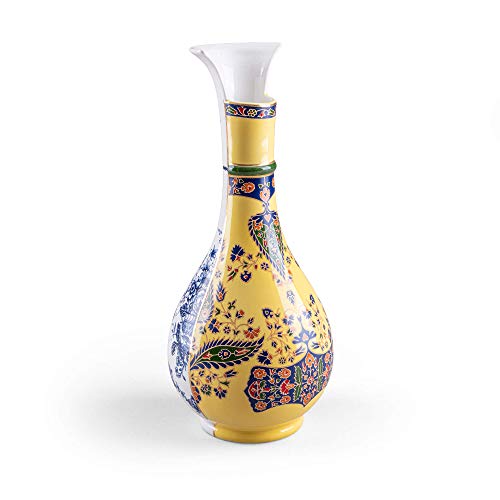 Seletti "Hybrid Collezione Tavola, Vaso In Porcellana Chunar Ø Cm. 16 H.36,5