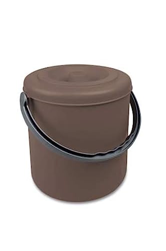 Stefanplast Pattumiera Eureka 25Lt C/Cop Tortora, Come Da Foto