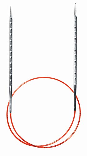 Addi Addinovel - Ferri Circolari Quadrati, 150 Cm X 3 Mm, Metallo, 150 Cm, 3 Mm