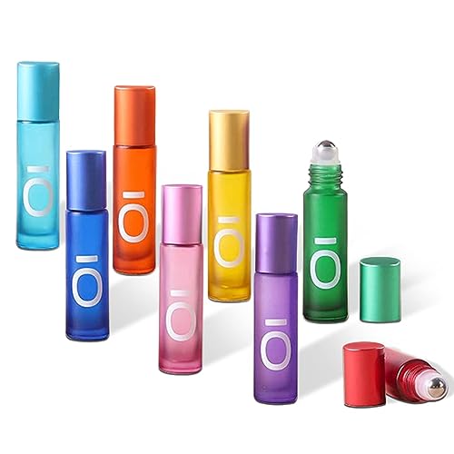 Ferry Pier Roll On Vuoto - 10Ml Bottiglie Flaconcini Vuoti Per Oli Essenziali,Profumi, Liquidi, Vuote In Vetro, Boccette Con Sfera In Acciaio Inossida