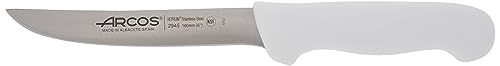 Arcos Serie 2900, Coltello Disosso, Lama Acciaio Inossidabile Nitrum 160 Mm, Manico Polipropilene, Colore Bianco