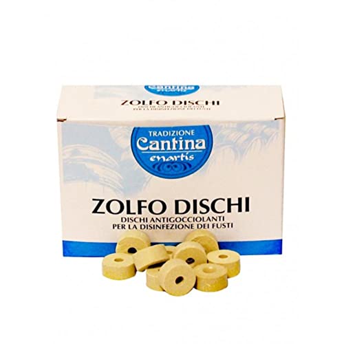 Enartis Dischi Di Zolfo Anti Gocciolanti Per La Disinfezione Di Fusti E Botti Di Vino Confezione Da 1 Kg