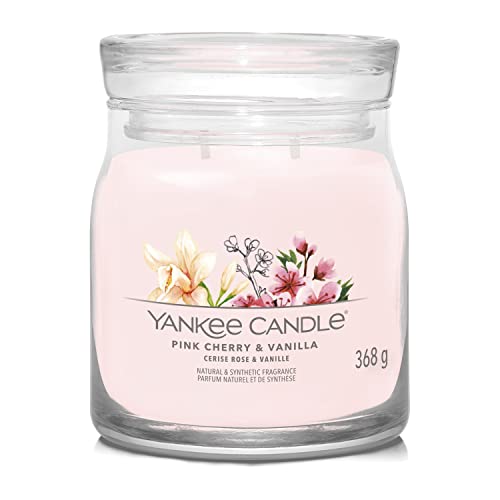 Yankee Candle Signature 1630020E - Candela Profumata In Barattolo Medio Con Doppio Stoppino, Miscela Di Cera Di Soia, Candela A Lunga Combustione, Reg