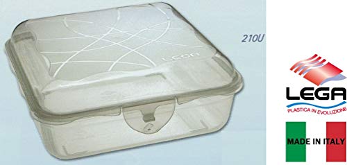Lega Contenitore Click Clack, Multicolore, 16 X 16 X 6 Cm