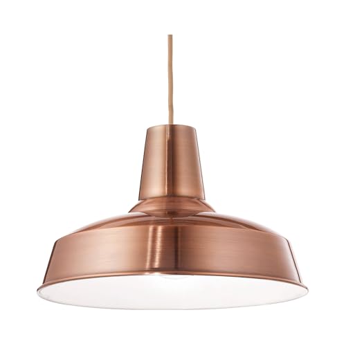 Ideal Lux Moby Sp1, Lampada A Sospensione, Rame