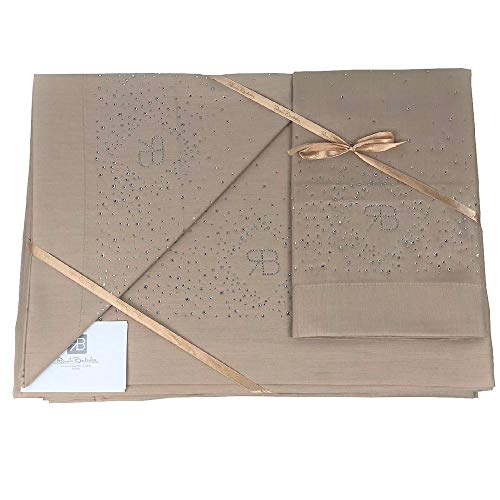 Renato Balestra Completo Lenzuola Letto Matrimoniale Strass Strass Due Piazze