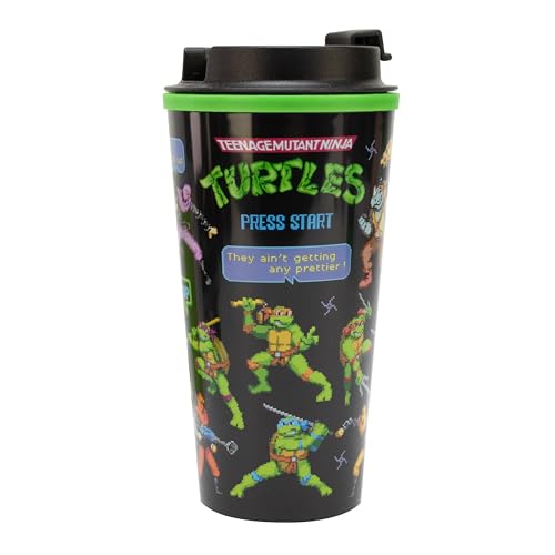 Tazza Da Caffè Tmnt, Tazza Da Caffè Isolata Con Il Design Delle Tartarughe Ninja, 450 Ml, Prodotto Ufficiale