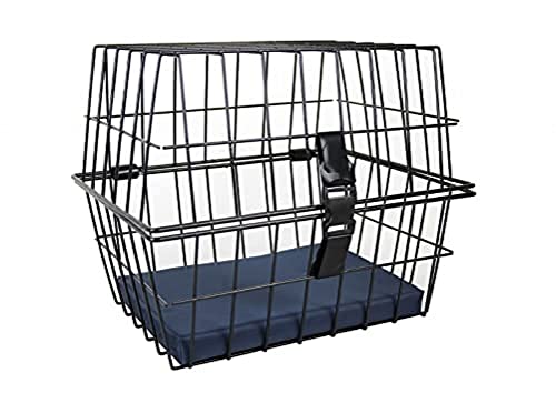 Artex Posteriore/Anteriore Per Cane/Gatto "Pet" Cestino Bici, 45 Cm Lunghezza X 37 Cm Larghezza X 36 Cm Altezza, Nero