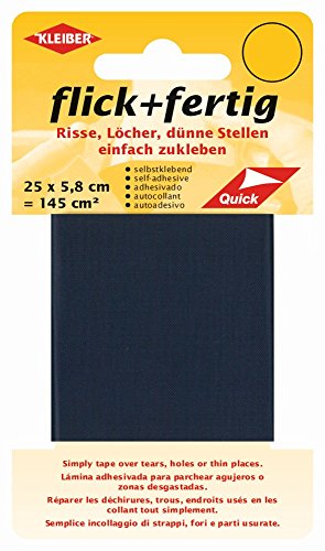 Kleiber - Nastro Per Riparazioni In Nylon Autoadesivo Flick Plus Fertig 145 Cm², Blu Marino