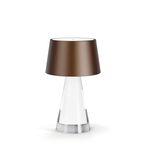 Stilosa 3 Mood - Lampada Ricaricabile Bassa Da Tavolo Senza Fili - Luce Led Regolabile (Dimmer) Con Il Tocco - Casa E Ristorante - Usb C - Ip54 Uso In