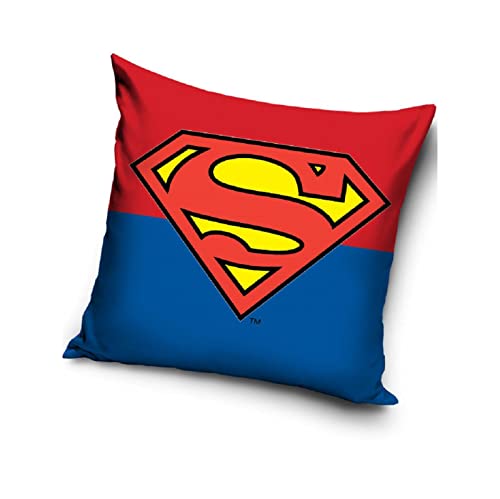 Dc Comics Superman - Federa Per Cuscino 40X40 Cm - Prodotto Con Licenza Ufficiale
