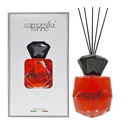 Camomilla Torino Diffusore Di Profumo Bastoncini Diamante 200Ml Rosso Imperiale