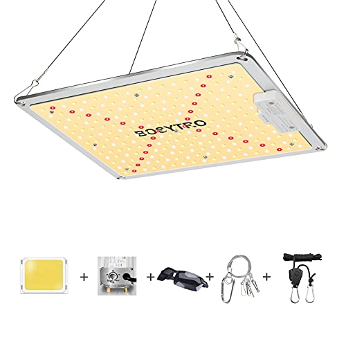 Bosytro 1000W Lampada Di A Led Per Coltivazione A Spettro Completo Indoor Per Piante Da Interni Verdure E Fiori, Da Luce Vegetale Led Per Piante Con D