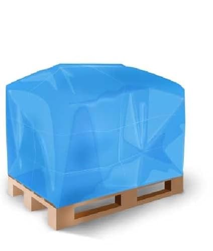 Cappuccio Copripallet Pedane Materiali Imballi Spedizioni Rotolo 20Pz Busta H180 Bancali Copertura Copritutto Resistente My 100