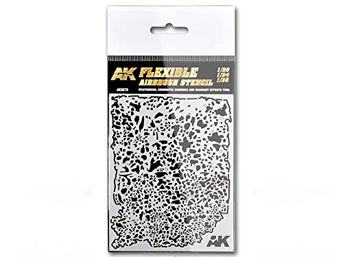 Ak Interactive Ak 9079 Flexible Airbrush Stencil 1/20 - 1/24 - 1/35