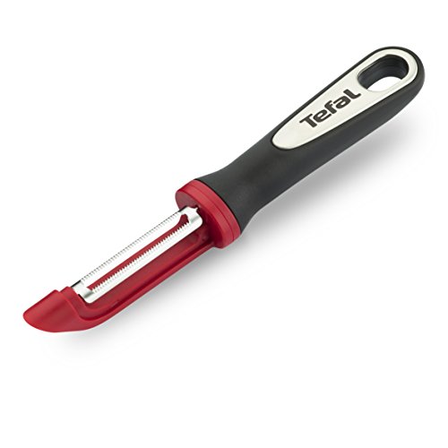 Tefal K2074014 Ingenio T Pela Pomodori In Acciaio Inossidabile, Colore: Nero/Rosso