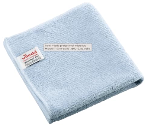 Vileda Panno Micro Plus Blu 38X38 X 5 Pezzi Microtuff Plus Blu New