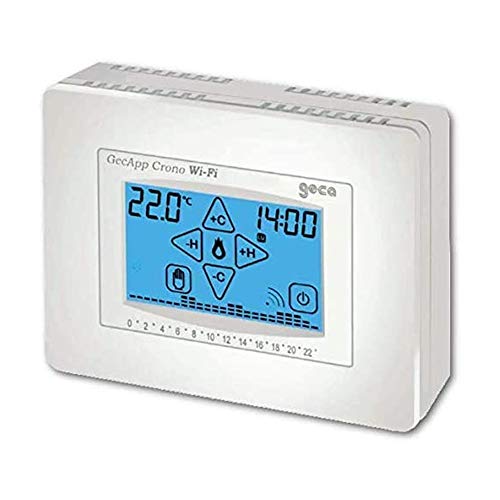Cronotermostato Green Wi-Fi Display Touch Screen Da Incasso Cr156 Bianco - Geca S.R.L. 35282384