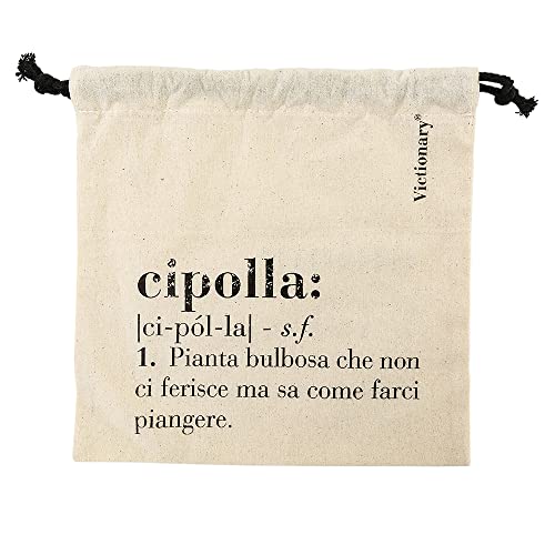 Sacchetto Onion/Cipolla 23,5X25 Cm In Cotone Vde Tivoli 1996