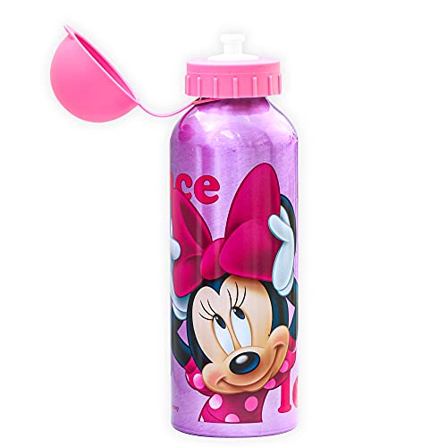 Skyline Borraccia Per Bambini 500 Ml, Bottiglia In Alluminio Per Ragazze, Termica, Con Coperchio Ermetico, Senza Bpa, Da Portare A Scuola, Parco, Spor