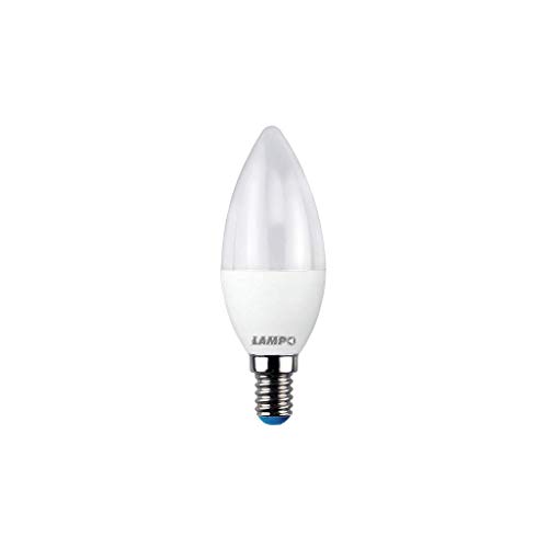 Lampo Ol306We14Bc Lampadina Led Oliva 6 Watt (=50 Watt) Attacco E14 3000°K 480 Lumen