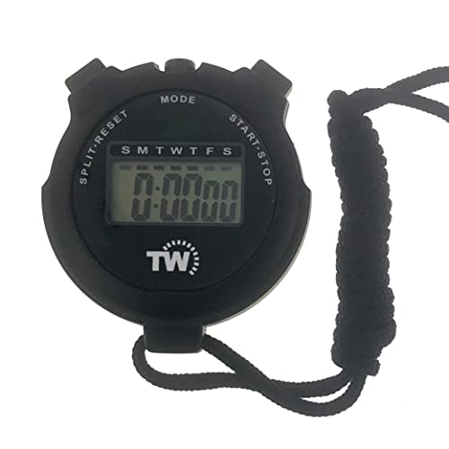 Cronometro Digitale Con Timer, Cronometro Sportivo Con Orologio, Calendario, Sveglia, Grande Display, Ideale Per Allenatori Sportivi, Nuoto, Corsa, Al