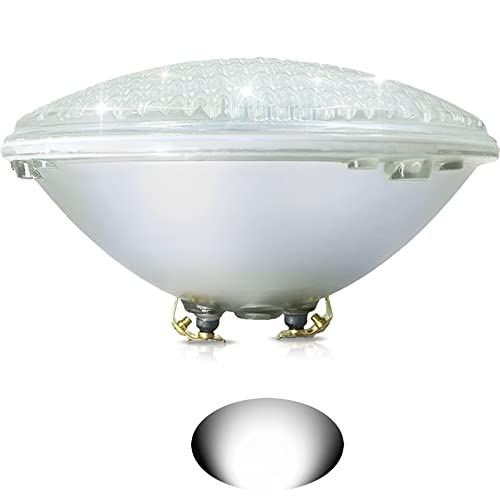 Coolwest Luci Per Piscina Led Illuminazione Per Piscine 36W Par56 Bianco 6000K Luce Subacquea, 12V Impermeabile Ip68, Sostituire Le Lampadine Alogene
