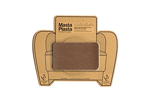 Mastaplasta - Toppa Marrone Chiaro Autoadesiva Per La Riparazioni Di Pelle. Scegli Dimensioni/Design. Pronto Soccorso Per Divani, Sedili Auto, Borse, 