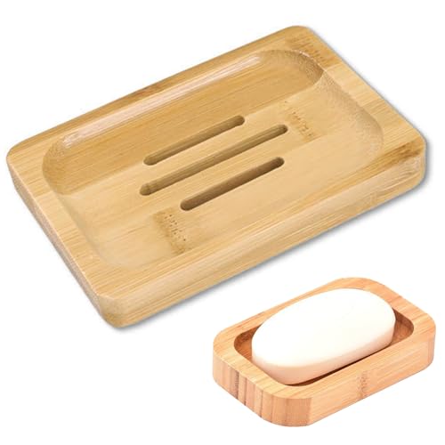 Porta Saponetta,Porta Saponetta Solida,Porta Sapone In Legno Naturale,Portasapone In Legno Naturale Di Bambù,Porta Saponetta Solida Da Bagno,Portasapo