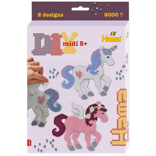 Hama Set Di Perline, Rosa, Taglia Unica, 2000 Unità