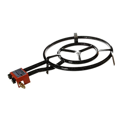 Garcima 20500 Paellero Gas Butano 500 Mm, Carbonio, Negro