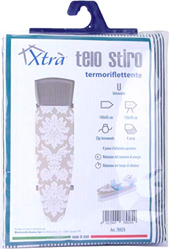 Xtra Telo Per Asse Da Stiro In Cotone Termoriflettente 140X55 Cm