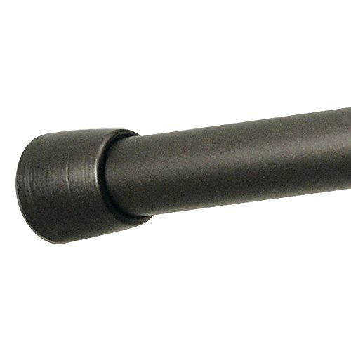 Idesign Asta Doccia Per Tende (127-221 Cm), Asta Telescopica Doccia Lunga E Regolabile, Asta Tenda Doccia Robusta In Metallo Resistente, Bronzo