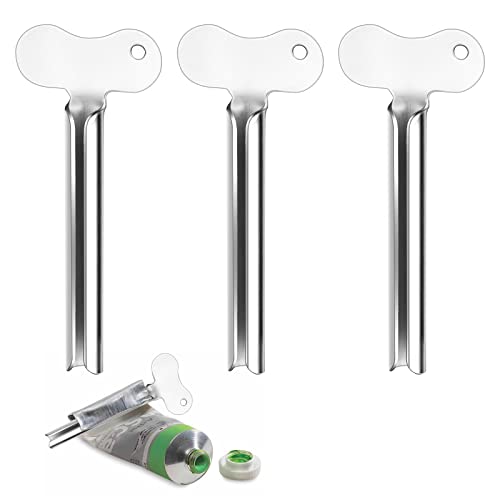 Ukofew 3 Pezzi Spremi Tubetti Dentifricio, Spremi Pasta Dentifricio, Toothpaste Squeezer, Pratico, Per Crema Per Le Mani, Dentifricio, Pigmenti E Sena