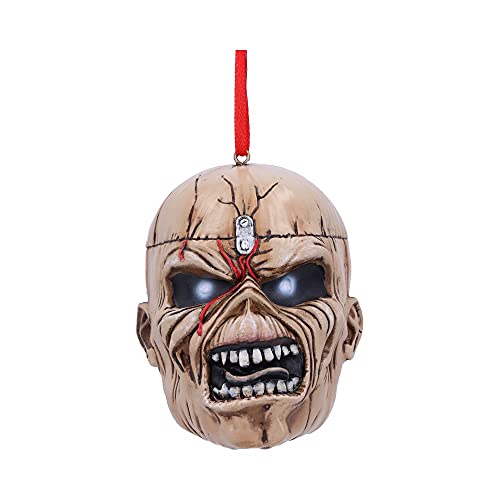 Nemesis Now Iron Maiden Trooper Eddie, Ornamento Da Appendere 7,5 Cm, Resina, Beige, Prodotto Con Licenza Ufficiale Iron Maiden, Collezione Iron Maide