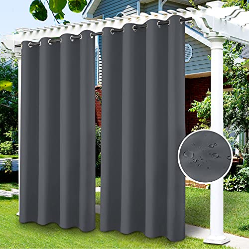 Tende Idrorepellente Per Esterni Tende Termiche Isolanti Tende Da Esterno Con Anelli 1 Pannello, Tende Per Interni Per Portico, Pergolato, Cortile, Po