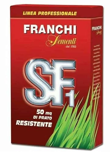 Franchi Sementi - Semi Prato Resistente Per 50Mq Di Tappeto Erboso, 1Kg