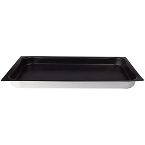 Pentole Agnelli Alsa182S65 Teglia Gastronorm In Lega 3003, Antiaderente, Alluminio, Argento, 53X32.5X6.5 Cm