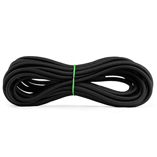 Cargo Va Intelligent Vehicle Accessories Cargova - Corda In Gomma, 8 Mm, 10 M, Colore Nero, Allungamento All'80%, Resistente Alle Intemperie, Per Rimo