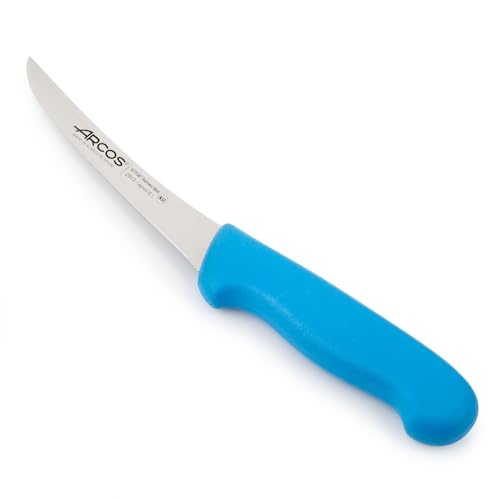 Arcos Serie 2900, Coltello Disosso, Lama Acciaio Inossidabile Nitrum 140 Mm, Manico Polipropilene, Colore Blu