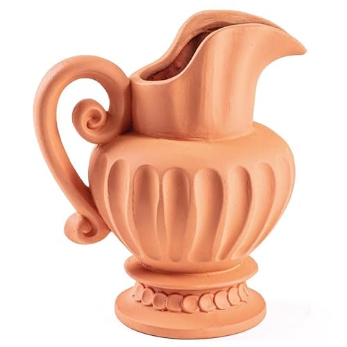 Seletti Vaso In Terracotta Caraffa Cm 25X19 H 28 Art 11508