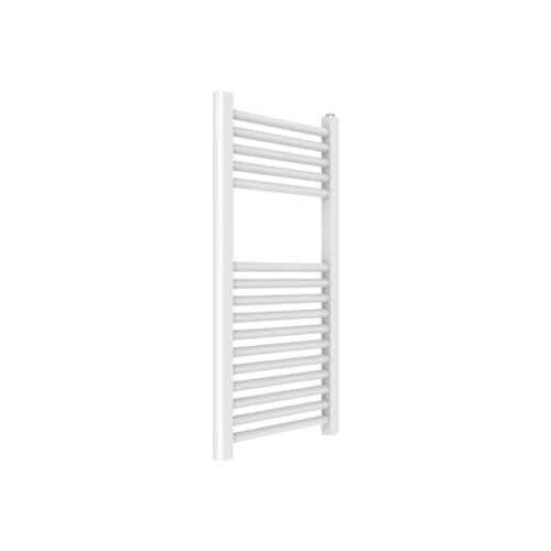 Kiamami Valentina Scaldasalviette Idraulico 40X77Cm Acciaio Bianco