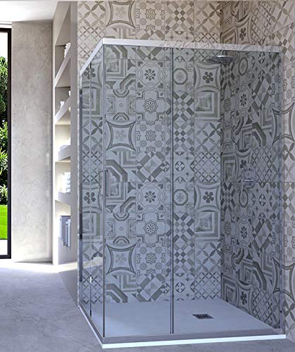 Hydra Box Doccia Angolare Porta Scorrevole 65X95 Cm Trasparente
