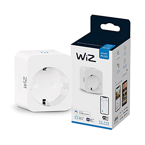 Wiz Smart Plug Wifi, Controllo Tramite App O Controllo Vocale (Alexa, Apple Homekit, Google Home)